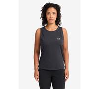 Tanktop JACK WOLFSKIN "WILDTRAIL TANK TOP W", Damen, Gr. XL (46), phantom, Obermaterial: 100% Polyester, normal, Rundhals, Tops Tanktop (87798408-XL) phantom