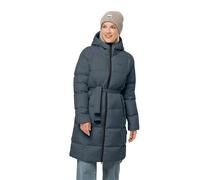 Jack Wolfskin Winter-Daunenmantel Frozen Lake Coat (winddicht, wasserabweisend) dunkelblau Damen, Größe L