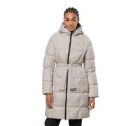 Jack Wolfskin Winter-Daunenmantel Frozen Lake Coat (winddicht, wasserabweisend) perlenweiss Damen, Größe M