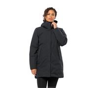 Jack Wolfskin Wintermantel Salier Coat (abnehmbare Kapuze, wasser- und winddicht) phantomgrau Damen, Größe XL