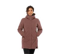 Jack Wolfskin Wintermantel Salier Coat (abnehmbare Kapuze, wasser- und winddicht) rotbraun Damen, Größe XL