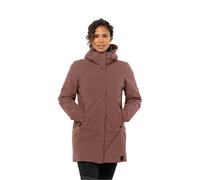 Jack Wolfskin Wintermantel Salier Coat (abnehmbare Kapuze, wasser- und winddicht) rotbraun Damen, Größe M