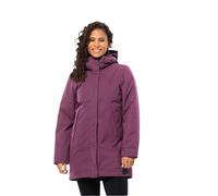 Jack Wolfskin Wintermantel Salier Coat (abnehmbare Kapuze, wasser- und winddicht) violett Damen, Größe M