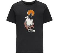 Jack Wolfskin Wolf & Van Kinder T-Shirt, schwarz 152