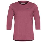 Jack Wolfskin - Women's Crosstrail 3/4 Tee - Longsleeve, Gr. S, lila/rot (Raisin)