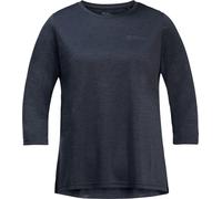 Jack Wolfskin Women's Crosstrail 3/4 Tee Night Blue XS