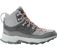 Jack Wolfskin Wanderschuhe Cyrox Texapore Mid (Leder/Textil, wasserdicht) grau Damen, Größe Euro (US) 40,5 (9)