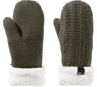 Jack Wolfskin Damen Highloft Knit Mitten W Handschuh, Island Moss, S