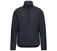 Stehkragenpullover JACK WOLFSKIN "LITE CURL HZ W", Damen, Gr. XXL (48), schwarznavy, Obermaterial: 100% POLYESTER; Futter: 100% POLYESTER, Pullover Stehkragenpullover (87994417-XXL) schwarznavy