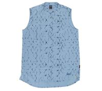 Jack Wolfskin Women's Sonora Shibori Sleeveless Shirt, Medium, Dusk Blue All Over