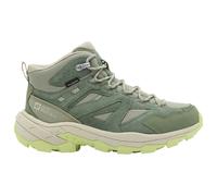 Wanderstiefel JACK WOLFSKIN "VOJO TOUR TEXAPORE MID W", Gr. UK 5,5 - EU 39, Normalschaft, grün (eucalyptus), Oberstoff: Synthetik ; ;Obermaterial 2: Textile; Futter: Texapore Ecosphere Pro ;Sole: / EV