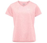 Funktionsshirt JACK WOLFSKIN "WILDTRAIL T W", Damen, Gr. XS (34), rosegarden, Obermaterial: 100% Polyester, normal, V-Ausschnitt, Shirts Funktionsshirt (75392501-XS) rosegarden