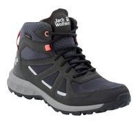 Jack Wolfskin Damen Woodland 2 Texapore Mid W Sneaker, Dark Blue/Pink, 37.5 EU