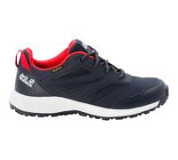 Jack Wolfskin Woodland Texapore Low K Walking-Schuh, Night Blue/Red, 32 EU