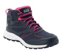 Jack Wolfskin Woodland Texapore Mid Kinder Multifunktionsschuhe, blau, Größe 34 34