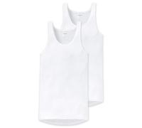 Schiesser Herren Unterhemd fijnripp 5121 Weiß XL