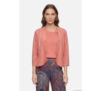 Jacke 3/4 Arm in Velourslederoptik Light Mahogany 38