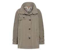 Outdoorjacke FUCHS SCHMITT, Damen, Gr. 38, taupe, Web, Obermaterial: 100% Polyester, unifarben, regular fit normal, hoch geschlossener Ausschnitt, mit Riegel abgesteppte Kante verstellbar, Jacken Outd