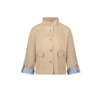 Canvasjacke CARTOON "Damen mit aufgesetzten Taschen", Damen, Gr. 38, beige, Obermaterial: 53% Baumwolle, 47% Polyester, A-Linie, Raglanärmel, Jacken (90735127-38) beige
