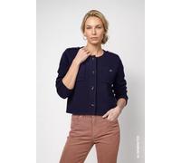 monari - Strickjacke mit Taschen dark blue - Gr. - 40