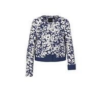 Marc Cain Damen Jacke mit Print, blau, Gr. 42