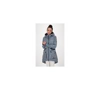 Langjacke ALIFE & KICKIN "AudreyAK B Raincoat Damen Übergangsjacke" Gr. M, blau (marine) Damen Jacken Lange (36920203-M)