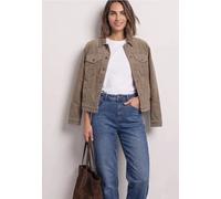 Jacke aus Cord mit Knopfleiste