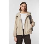 Jacke aus Cottonmix mit fixierter Kapuze 38 beige 2177308.0009.38