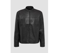 Jacke aus Lederimitat mit Stehkragen XL schwarz 2159820.9999.XL