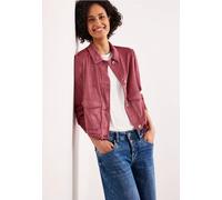 Jacke aus Velours mit Knopfleiste