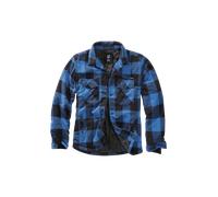 Brandit Lumber Jacket, Farbe: black+blue, Größe: XL