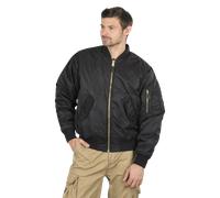 Brandit Bomberjacke MA1 Schwarz Größe XL