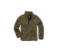 Brandit Teddyfleece-Jacke Herren Olive Größe L 100% Polyester