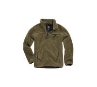 Jacke Brandit Teddyfleece Troyer OlivgrünXXL Olivgrün