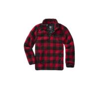 modernes Brandit Herren Sweatshirt Rot/Schwarz S