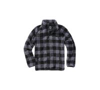 Brandit Teddyfleece Pullover schwarz-grau Größe L für Männer