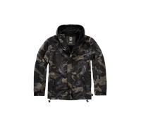 Brandit Windbreaker-Jacke Frontzip Dunkle Tarnfarbe XXL Herren