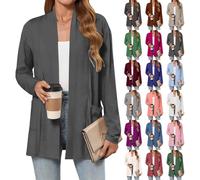 jacke damen, sweatshirt jacket damen, spitze, mesh crop top, strickjacken, blau, elegant shawl soft open front poncho sweater, cardigan sweater, mädchen, strickjacke kurzarm, salbeigrün, mycolorblue