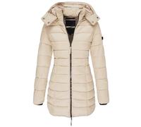 Jacke Damen Winter Daunenjacke Leicht Lang Ultraleicht-Steppjacke für Damen Kapuze Mehrere Farben Bequemer Outdoor Mantel S Khaki