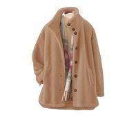 Jacke Festival Damen Winterjacke Teddy Fleece Jacke Sherpa Wintermantel Warm Gefüttert Teddyjacke Herbstjacke Große Größen Winter Mantel Herbst Fleecejacke Plüsch Jacken Für Damen