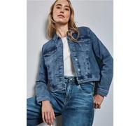 Jeansjacke STREET ONE Gr. 36, blau (soft medium washed) Damen Jacken (87197030-36) soft medium washed