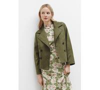 Jacke in Wildleder-Optik Grün 40