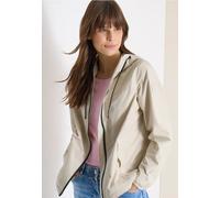Cecil Jacke Regen- und Matschjacke mit Kapuze und Tunnelzug Damen S (38) dust beige comfort fit