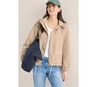 Cecil Outdoorjacke CECIL Damen mit Kapuze & Tunnelzug, Baumwollfutter, crispy camel, Gr. S