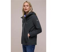 Windbreaker STREET ONE, Damen, Gr. 36, skyfall blau, Stoff, Obermaterial: 60% Polyester, 40% Nylon; Futter: 100% Polyester, unifarben, comfort fit normal, ohne Ausschnitt, Bündchen, Jacken Windbreaker
