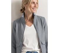 Jacke mit Stehkragen und Zipper