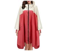 Jacke Unisex Mode für Erwachsene mit Taschen Rain Teens Kapuze Regenmantel Regenmantel Familien Regenschirm