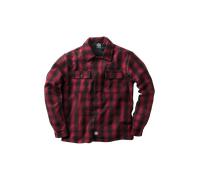 Jacke West Coast Choppers Wolle Gefüttert Plaid Rot/SchwarzS Rot,Schwarz