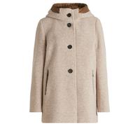 Wolljacke GIL BRET, Damen, Gr. 42, beige (light sand), Bouclé, Obermaterial: 60% Wolle, 35% Polyamid, 5% sonstige Fasern, unifarben, tailliert ca. Mitte Oberschenkel, gerader Abschluss, Jacken, mit In