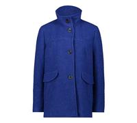 Wolljacke GIL BRET, Damen, Gr. 46, blau (bright blau melange), Web, Obermaterial: 32% Baumwolle, 27% Polyester, 18% Wolle, 18% Polyacryl, 5% sonstige Fasern, unifarben, casual, gerade Po-bedeckend, Ru